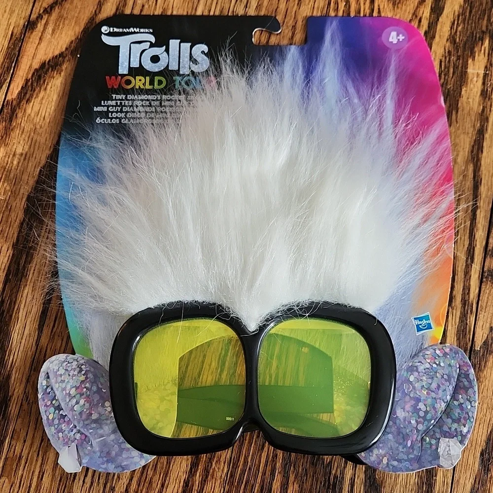 Trolls Novelty Glasses POPPY & TINY DIAMOND - Picture 4 of 5
